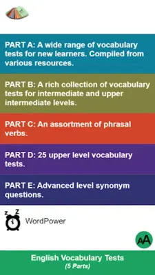 English Vocabulary Tests android App screenshot 3